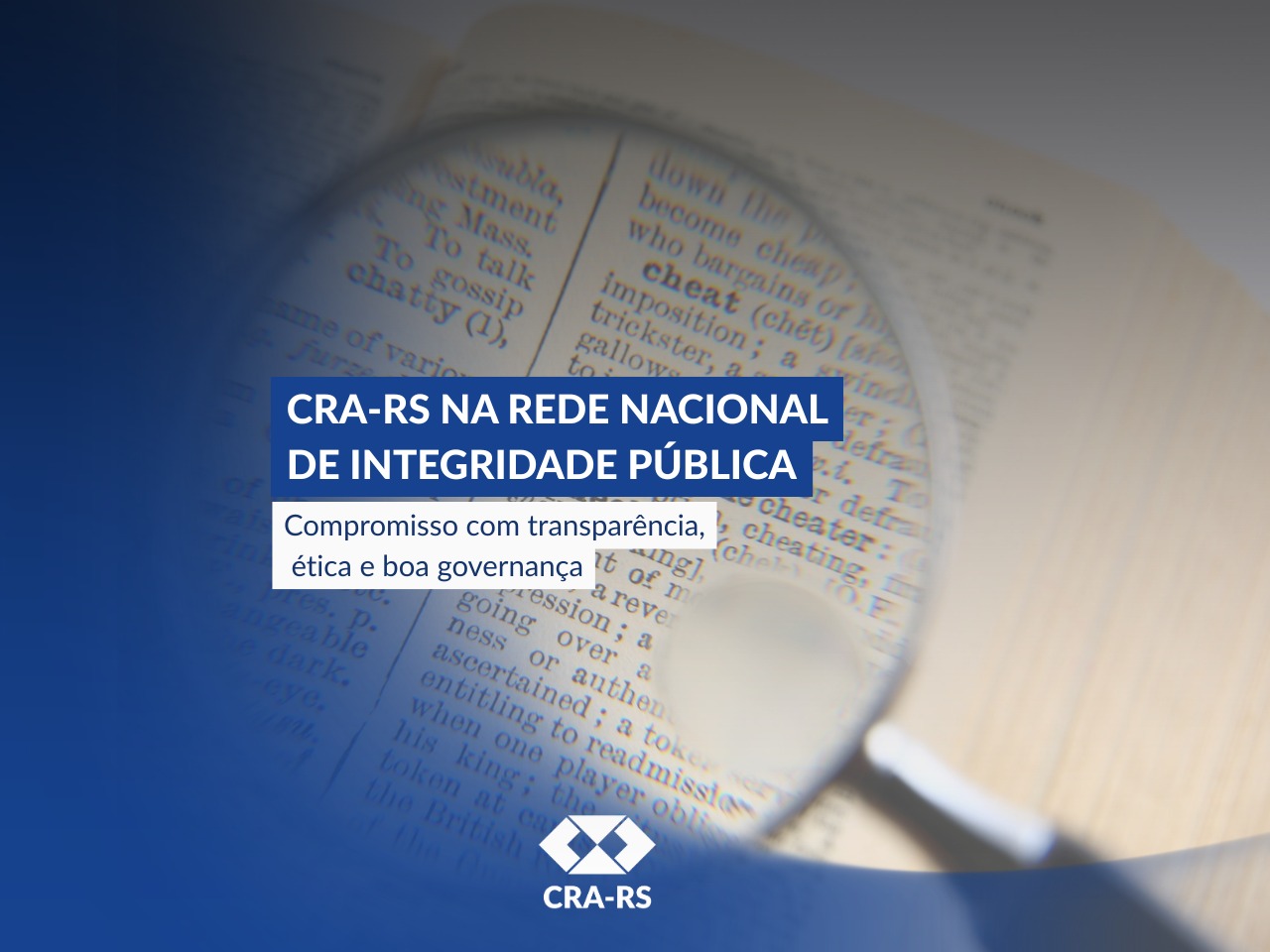 CRA-RS adere à Rede Nacional de Integridade Pública